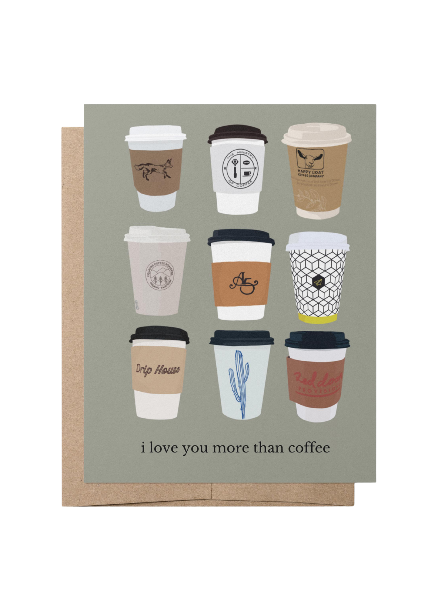 I LOVE YOU MORE THAN COFFEE