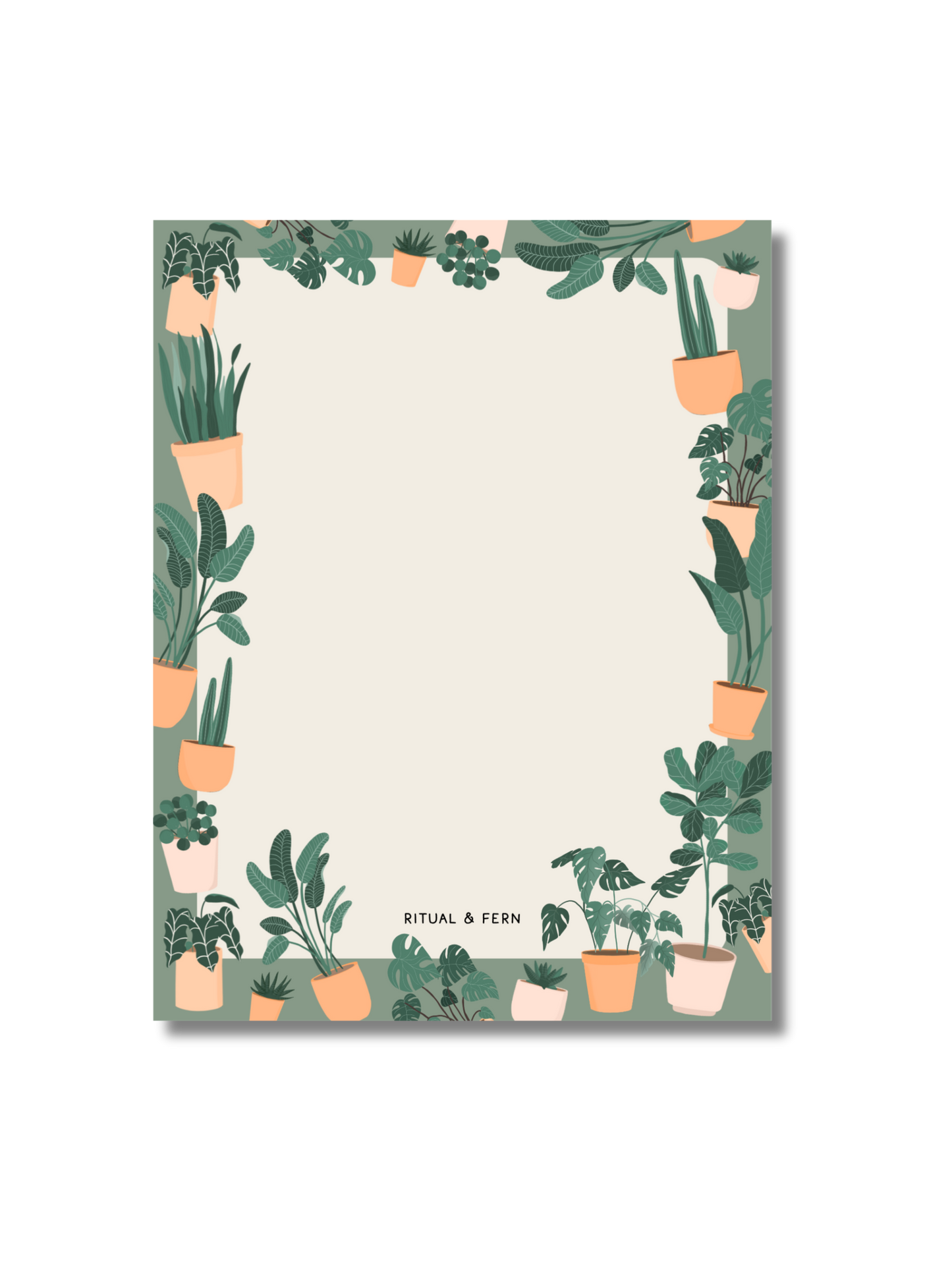 PLANT FAMILY NOTEPAD