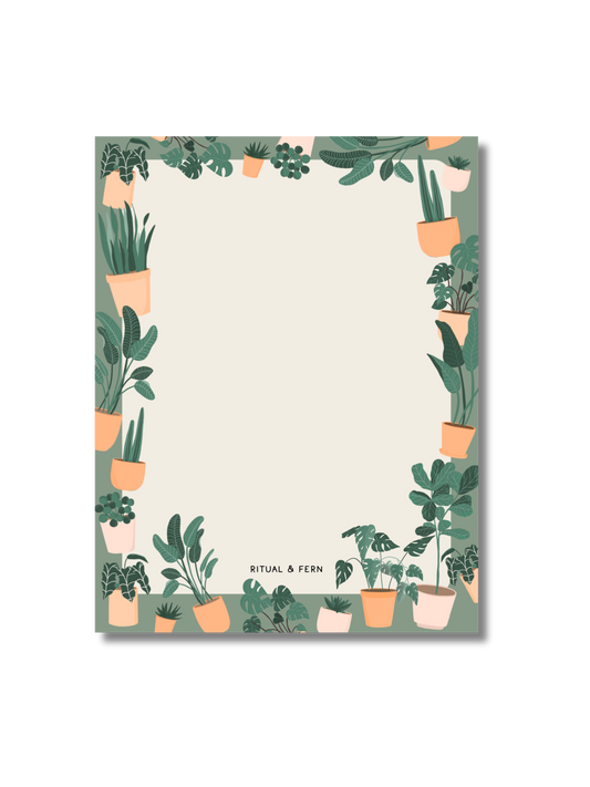 PLANT FAMILY NOTEPAD