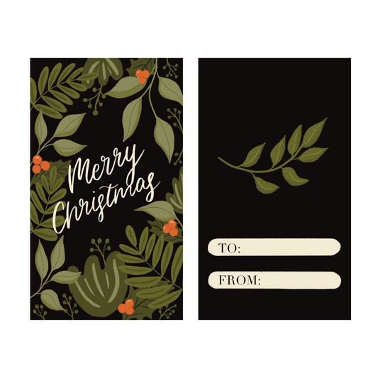 HOLLY JOLLY GIFT TAGS