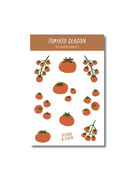 TOMATO SEASON STICKER SHEET