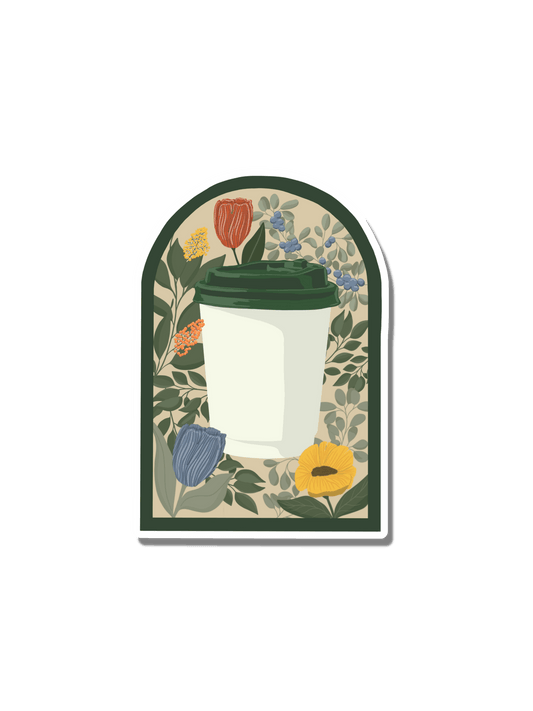 ARCHED COFFEE STICKER - ritual & fern